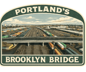 Portland's Brooklyn Bridge graphic